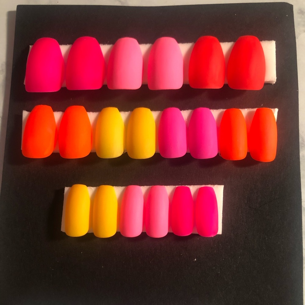 Matte press ons